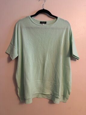 Forte Cashmere Pale Mint Crewneck Sweater